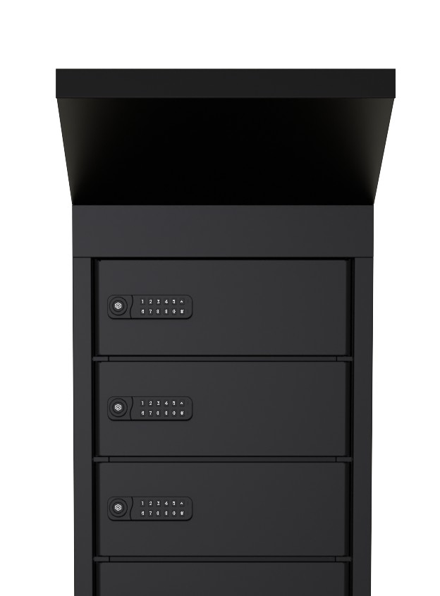 PowerShelter SmartShelter -latauskaappi koodilukoilla